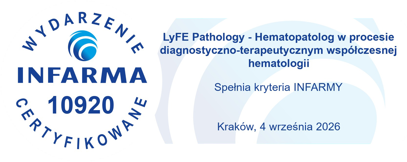 Spełnia kryteria Infarmy